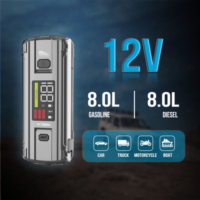 Мультифункциональный 4 в 1 экстренный PD 65W 3000A Пик тока батарея ускоритель питания банка прыжок стартер