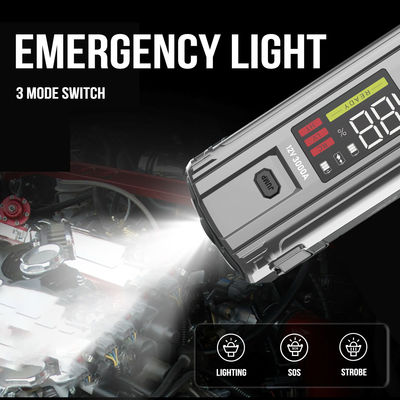 Мультифункциональный 4 в 1 экстренный PD 65W 3000A Пик тока батарея ускоритель питания банка прыжок стартер