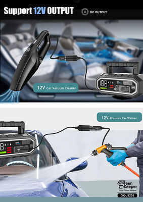 24000mAh 12V Суперконденсатор Батарейный усилитель для автомобиля прыжок стартер Пиковый ток 4000A