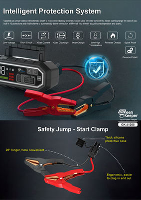 Аккумулятор Jump Starter 24000mAh Мобильная мощность для легковых автомобилей 12В Стартовая установка