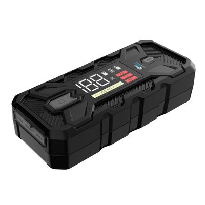 3000A 20000mAh Высокопроизводительный стартер для автомобилей с фонариком зеленый защитник 2024
