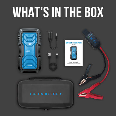 UltraSafe 12V 24V 2000A Fit Jump Starter Power Bank с высокой мощностью 16000mAh/59.2Wh