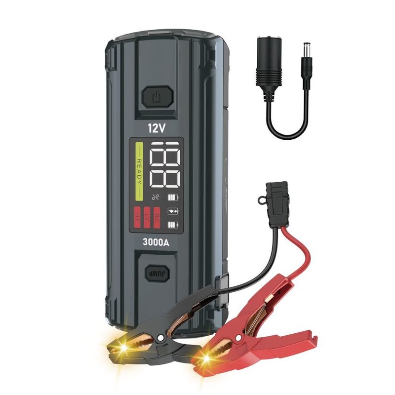 Автомобильный аккумулятор Jump Starter UltraSafe Super Capacitor 3000A Power Bank для транспортных средств грузовик