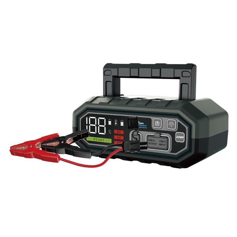 GreenKeeper UltraSafe высокий разряд 4000A Лучший автомобиль батарея прыжок стартер для транспортных средств грузовик автомобиль